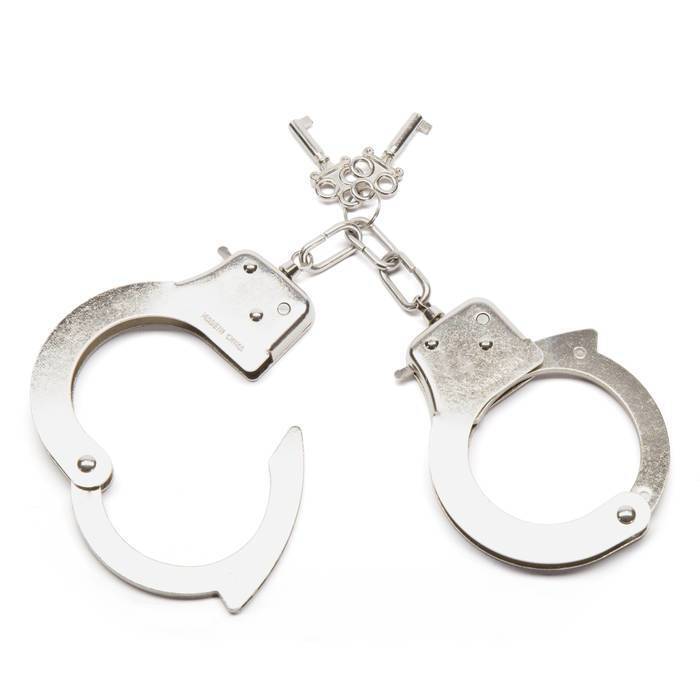 Bondage Boutique Silver Handcuffs