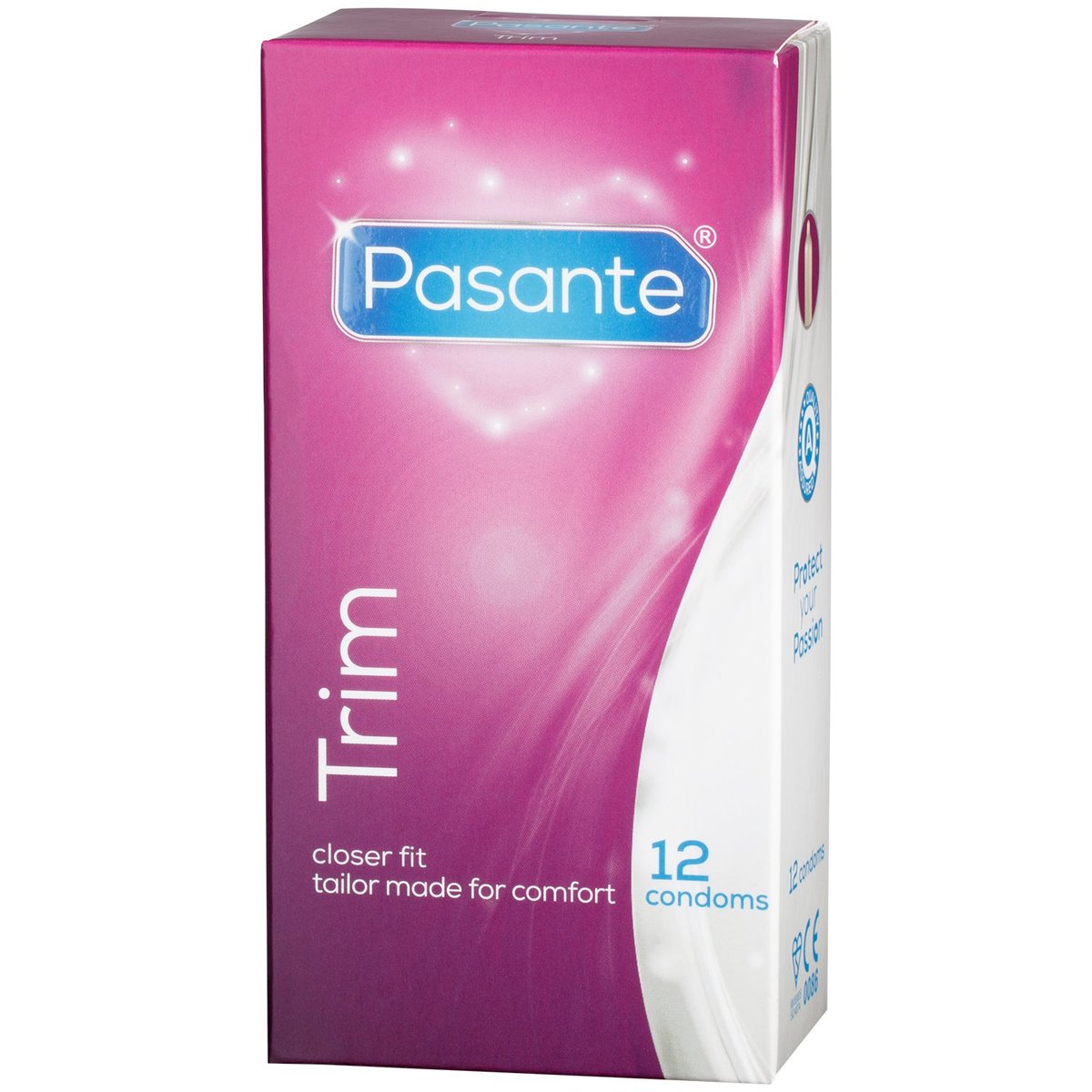 Pasante Trim Condoms 12 pcs - Clear