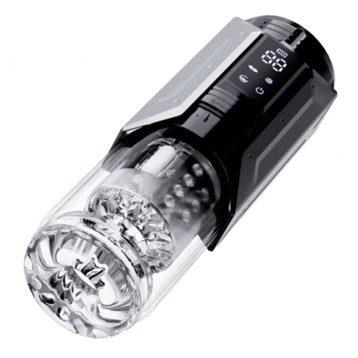 【Advanced Edition】King - 7 Vacuum Sucking for Oral Sex LCD Display Masturbator Male Sex Toys