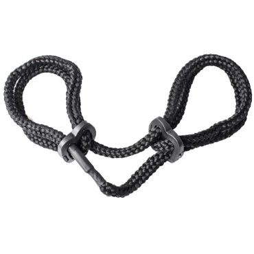 Get Knotty Black Rope Handcuffs