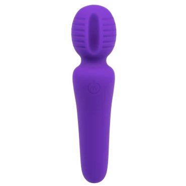 Groove Purple Rechargeable Mini Wand Vibrator