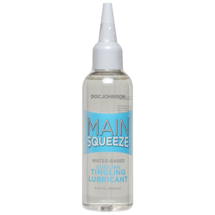 Main Squeeze Cooling/Tingling Water-Based Lubricant - 3.4 oz.