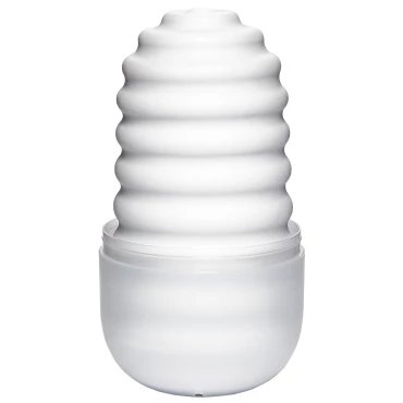 Groovy Grip White Ecstasy Masturbator - 4.25 Inch