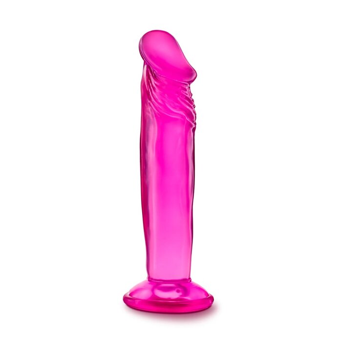B Yours - Sweet n' Small 6" Dildo with Suction Cup - Pink