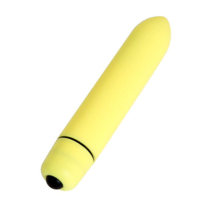 Yellow Big Love Bullet Vibrator