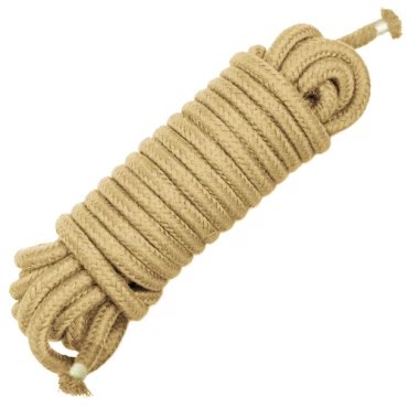 Authentic Natural Hemp Bondage Rope - 10m