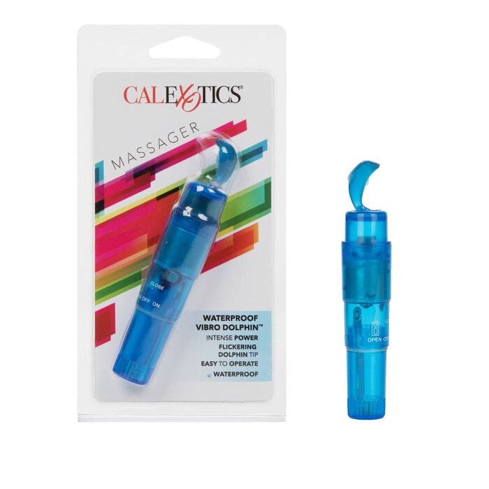 Waterproof Vibro Dolphin Pocket Rocket Vibrator – Powerful Mini Waterproof Massager by CalExotics