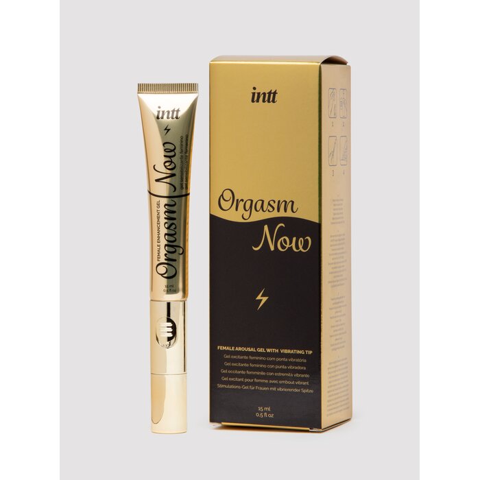 Intt Orgasm Now Gel & Vibrating Tip 15ml - Beige