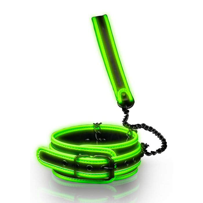 Ouch! Glow in the Dark Collar and Leash