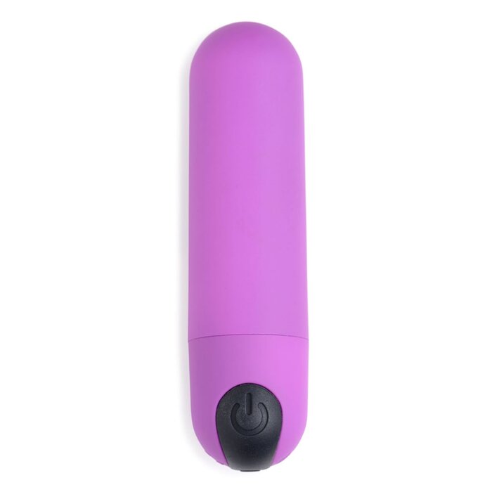 Bang! Vibrating Bullet With Remote Control - Purple