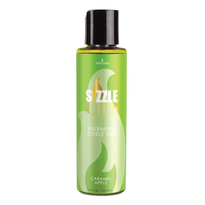 Sizzle Lips Edible Warming Gel - Caramel Apple - 4.2 oz.