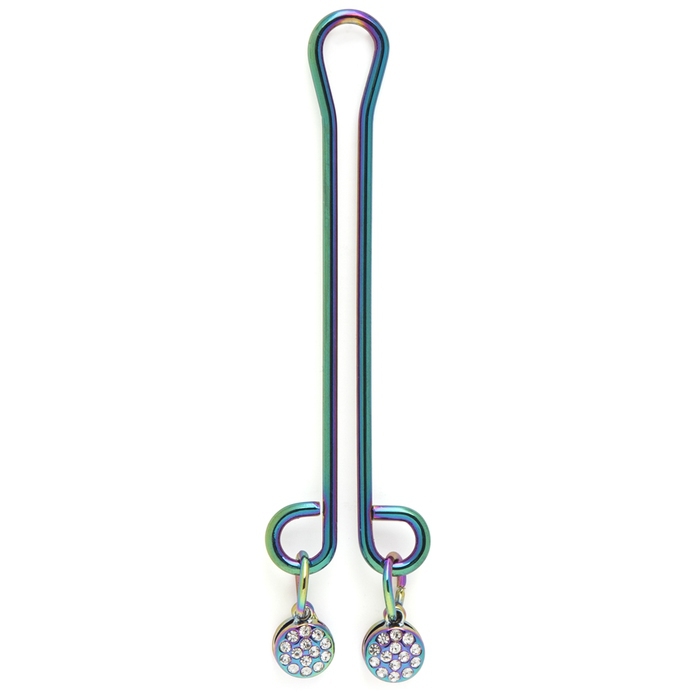 Bondage Boutique Jewelled Rainbow Clitoral Clamp