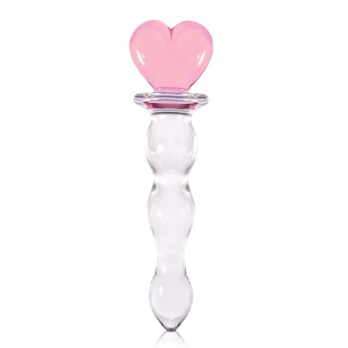 Heart of Glass Anal Tool - Pink