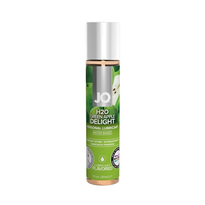 JO H2O Flavored Lubricant - Green Apple Delight - 1 oz.