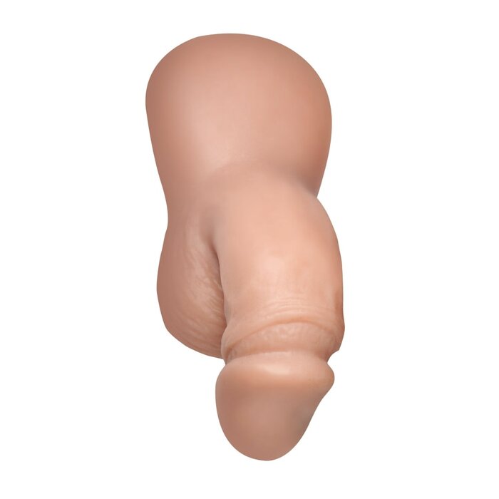 3.6" Silicone Packer Dildo - Vanilla