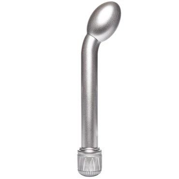 Silver Slim Vibrating P-Spot & G-Spot Massager