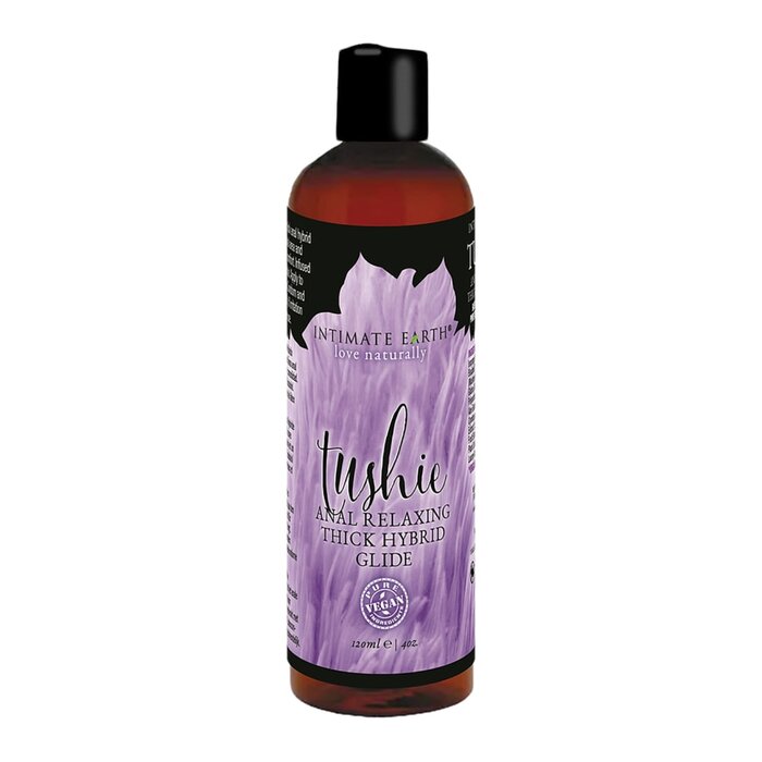 Intimate Earth Tushie - Anal Relaxing Thick Hybrid Glide - 4 oz.
