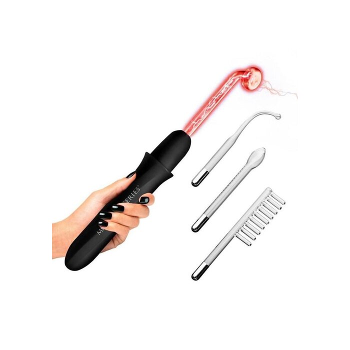 Elektrawand Rechargeable Violet Wand with Attachments - Black