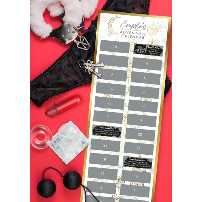 The Couple's Advent-ure Scratch Calendar