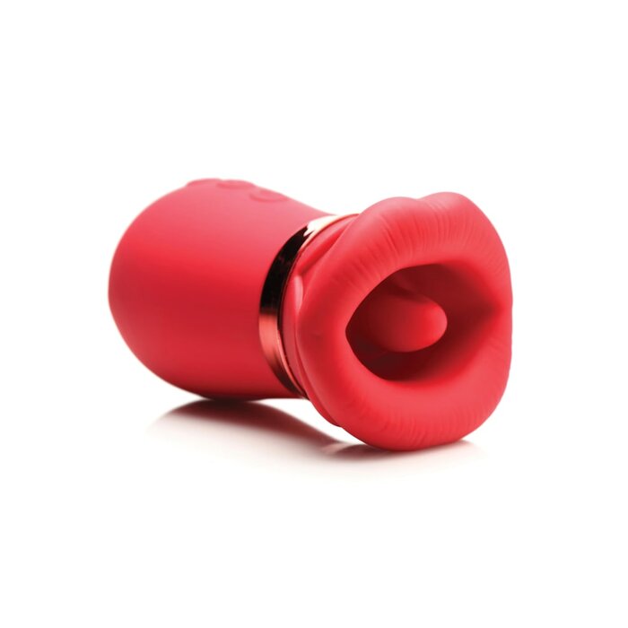 Lickgasm Kiss Me More Kissing, Sucking, and Vibrating Clitoral Stimulator