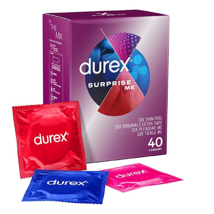 Durex Surprise Me Variety 40s – Premium Condom Assortment UK