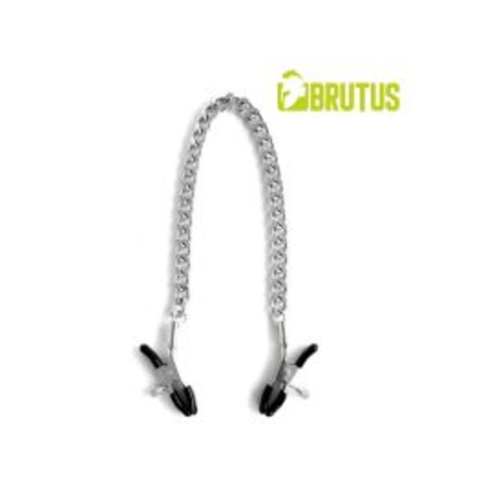 BRUTUS Crocodile Nipple Clamps Silver