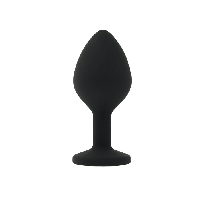 Toosh Black Silicone Butt Plug Medium