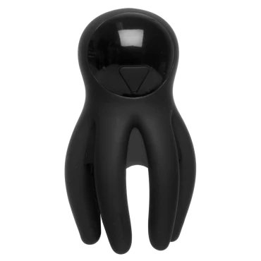 Octo-Nob Black LCD Vibrating Massager – 4.5 Inch