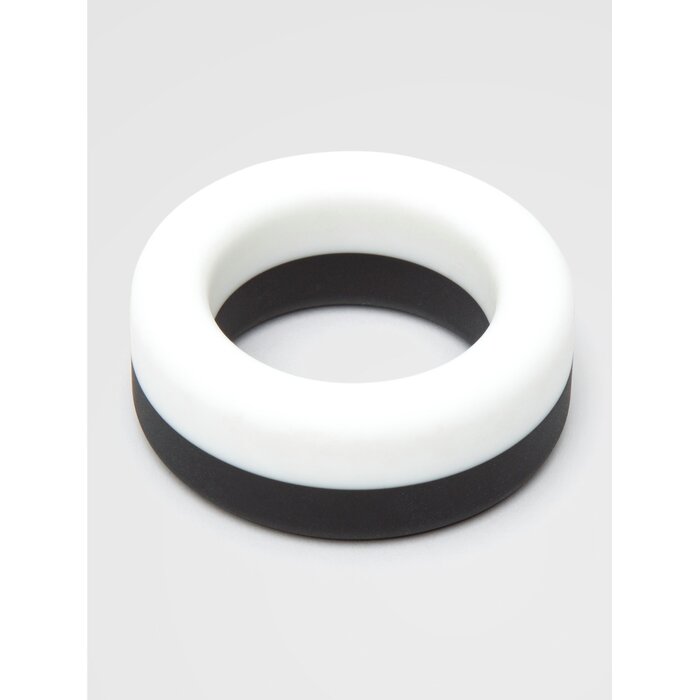 Lovehoney Thick Silicone Cock Ring - Black