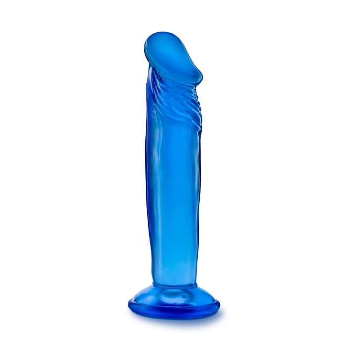 B Yours - Sweet n' Small 6" Dildo with Suction Cup - Blue