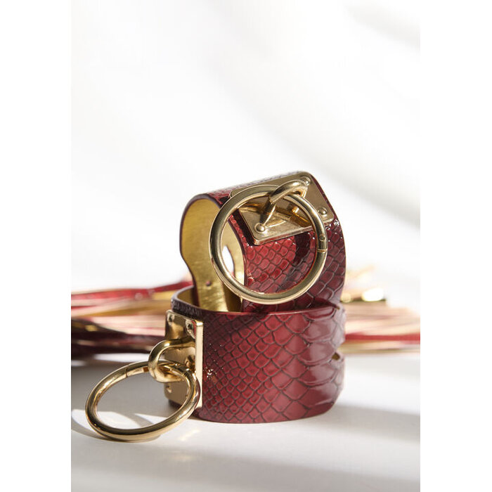 Ann Summers Python Faux Leather Buckle Handcuffs