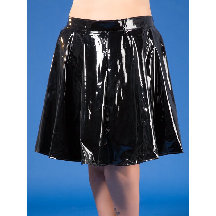 Plus Size PVC Jive Circle Skirt