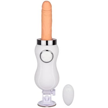 Hot Sex White Warming Remote Sex Machine