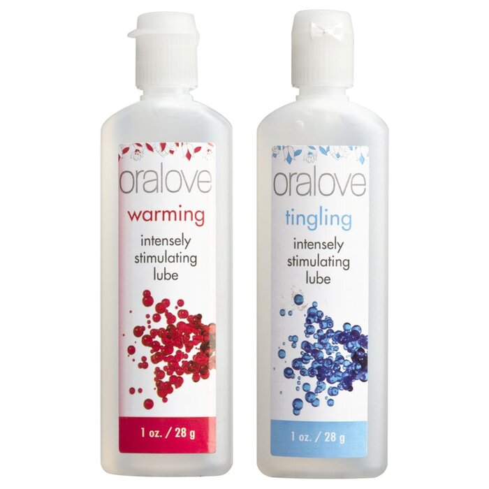 Oralove Dynamic Duo Lickable Lubes - Warming and Tingling