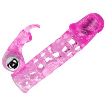 Wild Ride 10-Speed Vibrating Rabbit Cock Sleeve (1.5 Inch Extender)