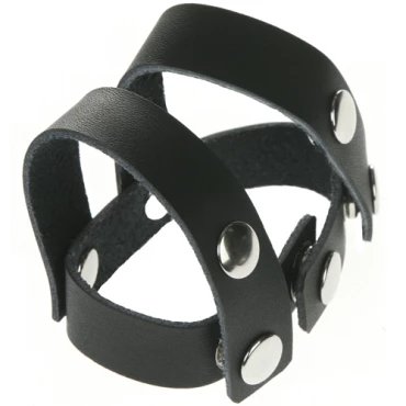 Titan Sling Leather Cock & Ball Separator Strap
