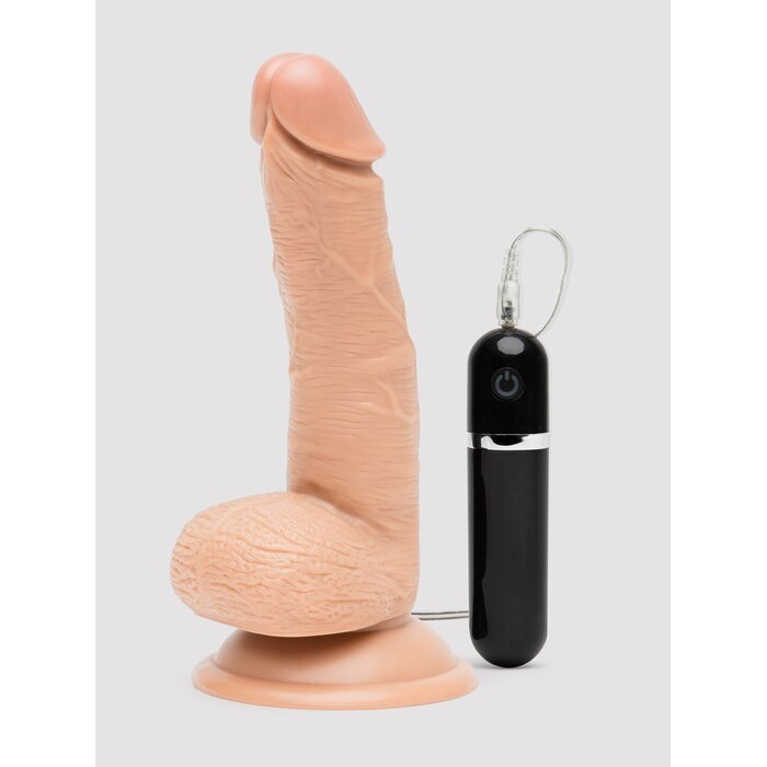 Lifelike Lover Classic Realistic Dildo Vibrator 6 Inch - Flesh Tan