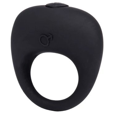 Ignite Black Silicone Vibrating Cock Ring