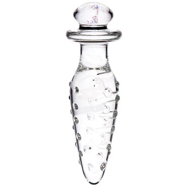 Crystal Coil Magical Glass Butt Plug - 5.5 Inch