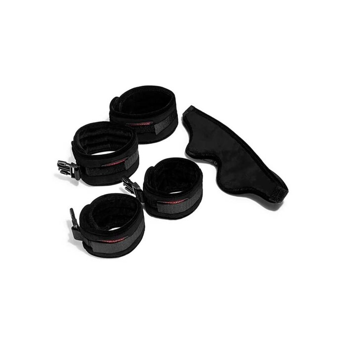 Plush Seduction Kit - Microfiber - Black