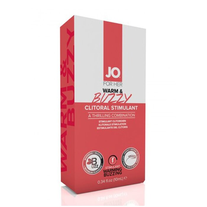 Jo for Her Warm and Buzzy Clitoral Stimulant - 0.34 oz.