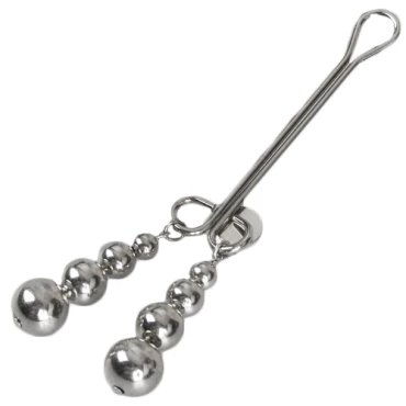 Lustrous Cascade Beaded Clit Clamp