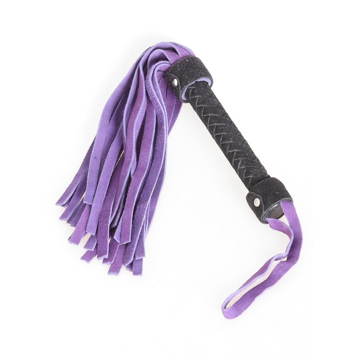 Purple & Black Suede Willy Whip