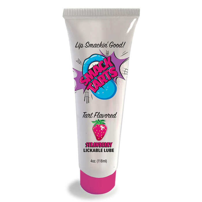 Smack Tarts Lickable Lube - Sour Strawberry - 4 oz.