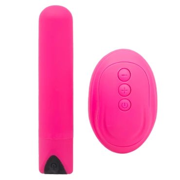 Jellybean Pink Remote Control Rechargeable 10-Speed Vibrator