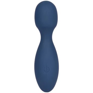 Love Strike Navy Silicone Mini Wand Vibrator