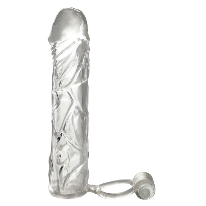 Fantasy X-Tensions Vibrating Super Sleeve - Clear