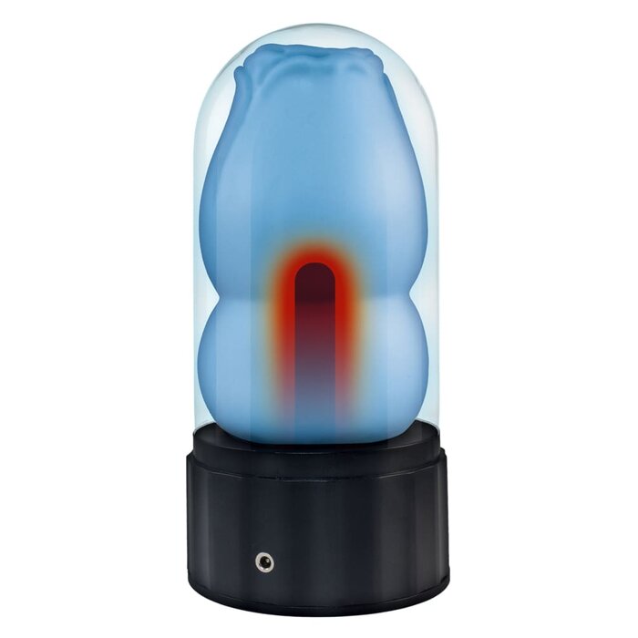Delite Heated Rose Masturbator - Blue