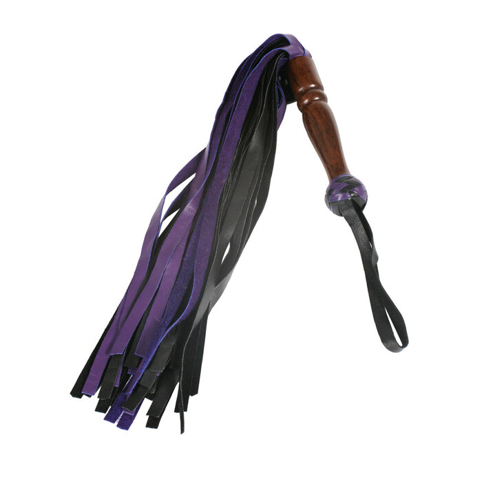 Wooden Suede Flogger