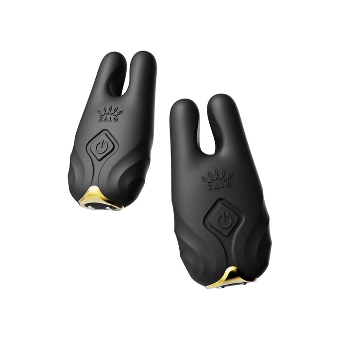 Nave Vibrating Nipple Clamps - Black